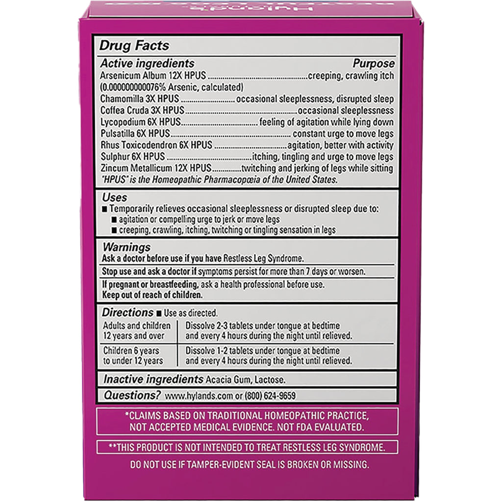 HY263 | Back of magenta product box showing drug facts panel with active ingredients, uses, warnings, and directions - Thumbnail