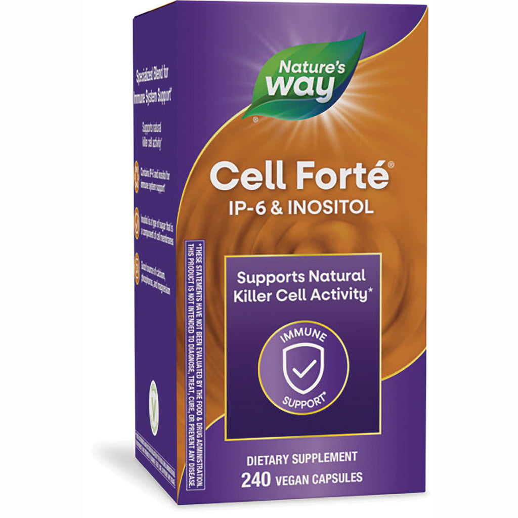 ET254 | Nature's Way Cell Fort IP-6 & INOSITOL box labeled Supports Natural Killer Cell Activity, 240 vegan capsules - Thumbnail