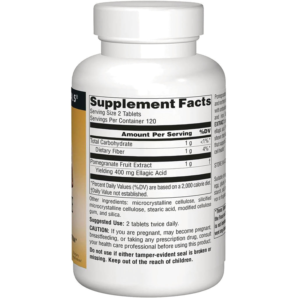 SN824 | Back label showing Supplement Facts, suggested use, ingredients, and caution information - Thumbnail