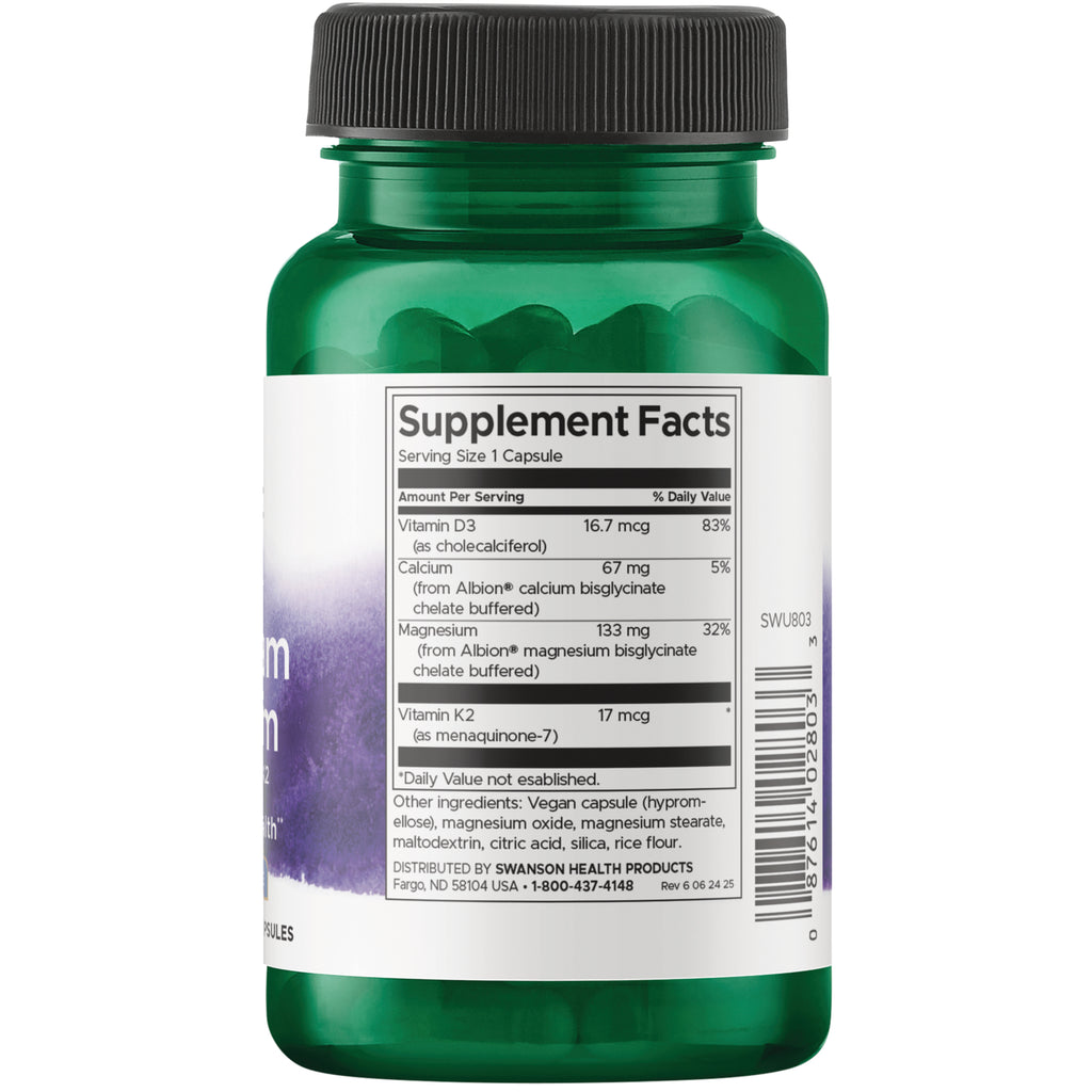 SWU803 | Back label with Supplement Facts - Thumbnail
