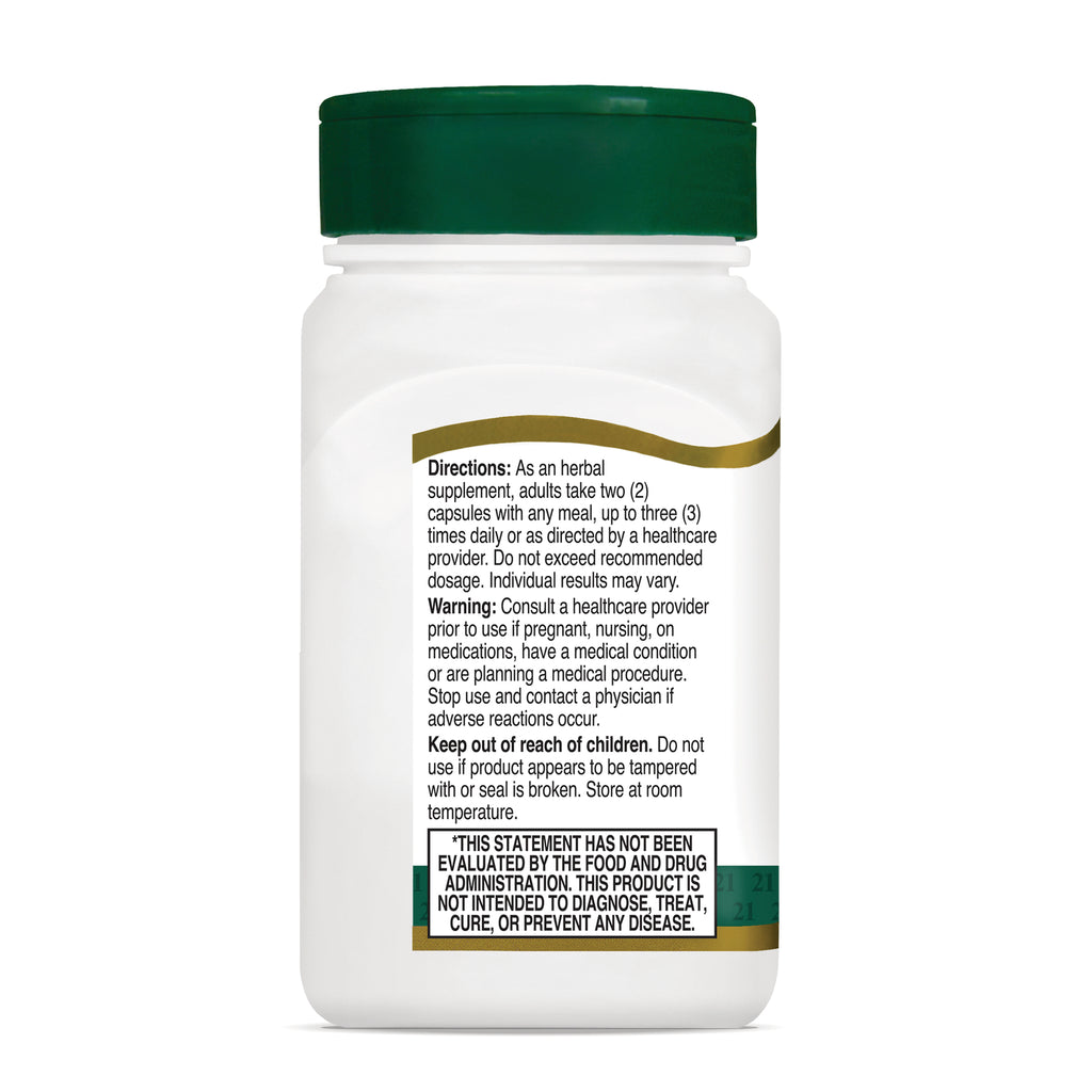 CNT294 | Back of white supplement bottle showing directions, warnings, and FDA disclaimer - Thumbnail