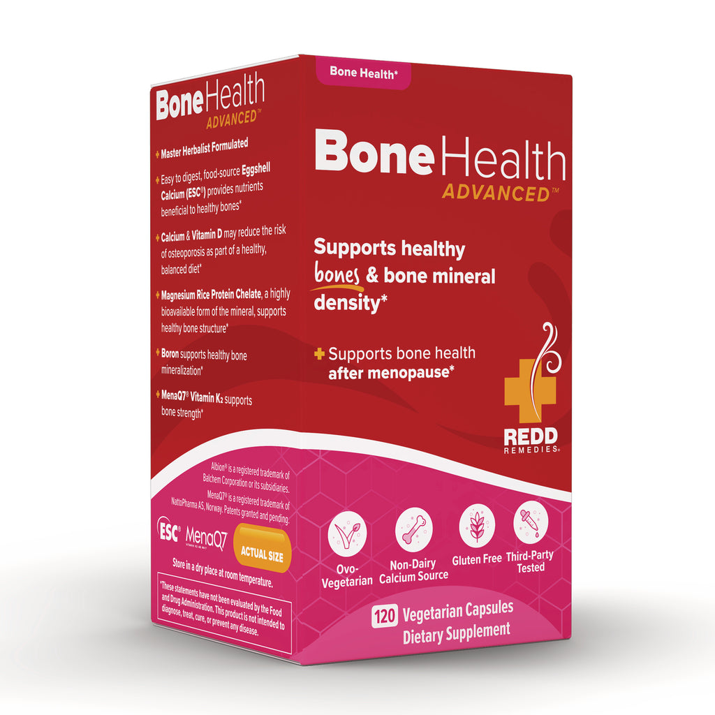 RED019 | Red BoneHealth Advanced dietary supplement box front showing product name and bone density claims - Thumbnail