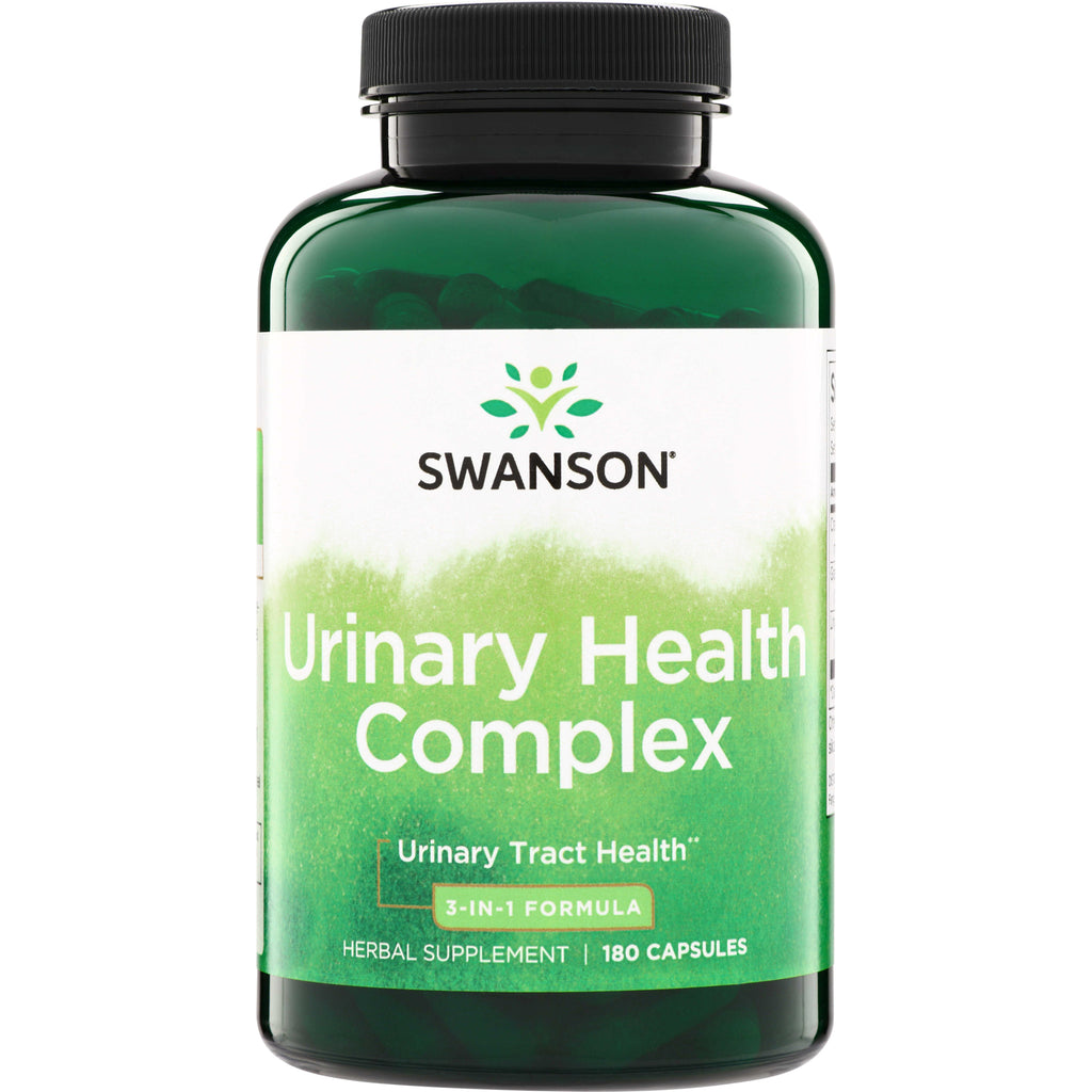 SW1107 | Swanson Urinary Health Complex, 3-in-1 urinary tract health formula, 180 capsules - Thumbnail