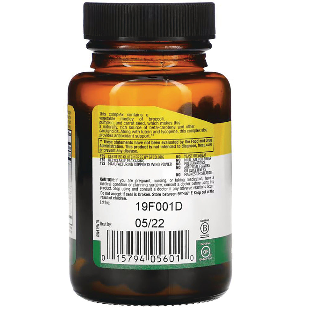 CRL023 | back of amber supplement bottle showing ingredient label, barcode, lot number and best by date - Thumbnail