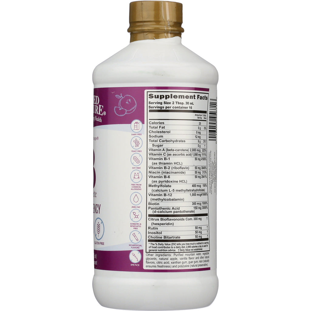 BTR001 | Back of white supplement bottle showing Supplement Facts panel and ingredient icons - Thumbnail