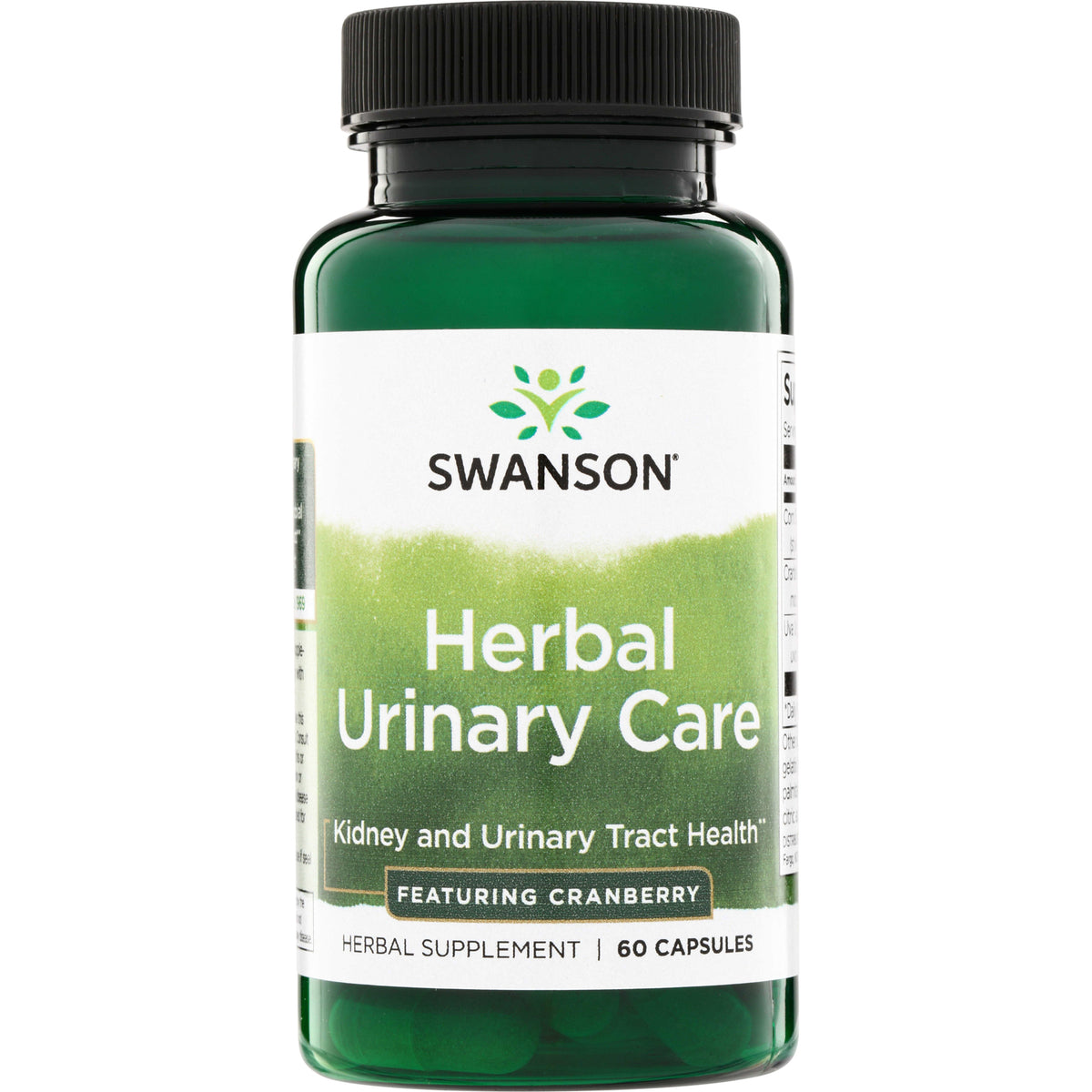 SW1493 | Swanson Herbal Urinary Care featuring Cranberry for kidney and urinary tract health, 60 capsules, front label