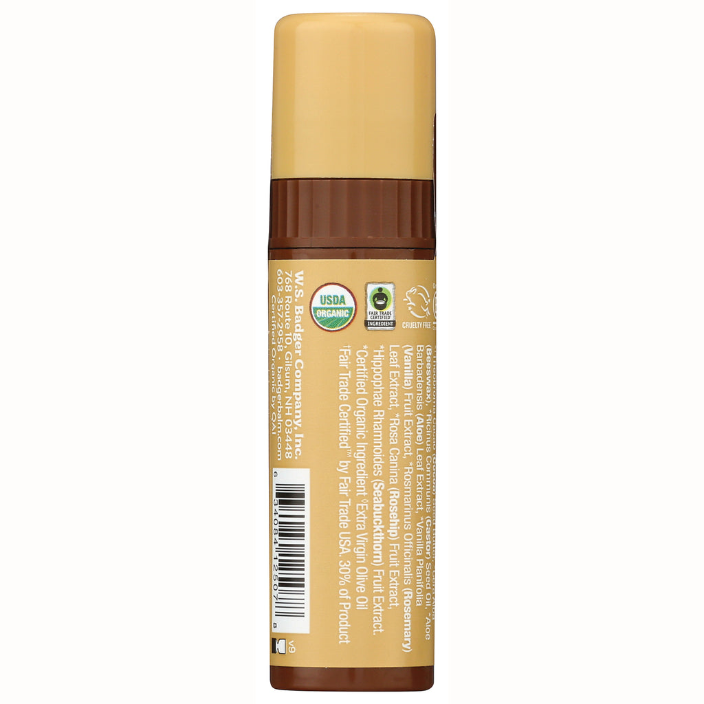 BAD004 | Back label with ingredients, USDA Organic and Fair Trade Certified logos, and barcode - Thumbnail