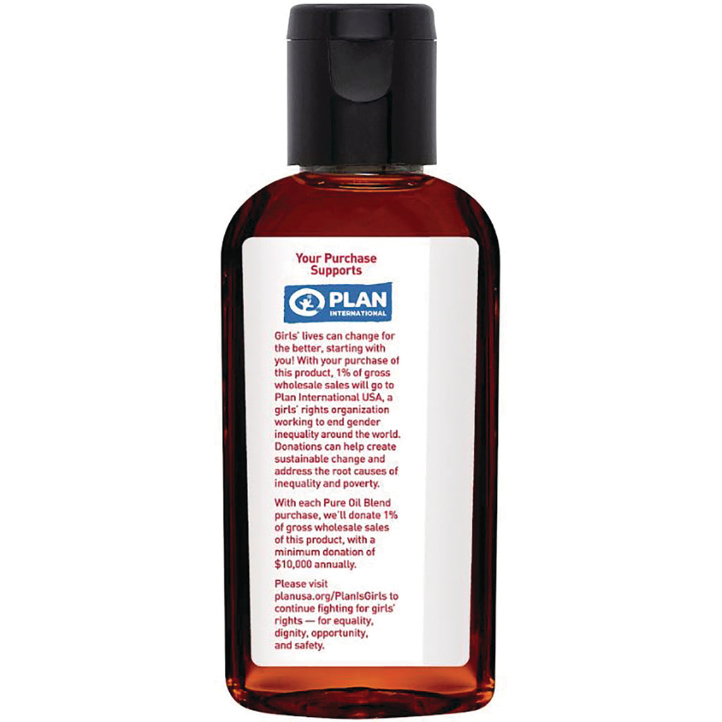 DST137 | bottle back label with PLAN International logo and donation information - Thumbnail