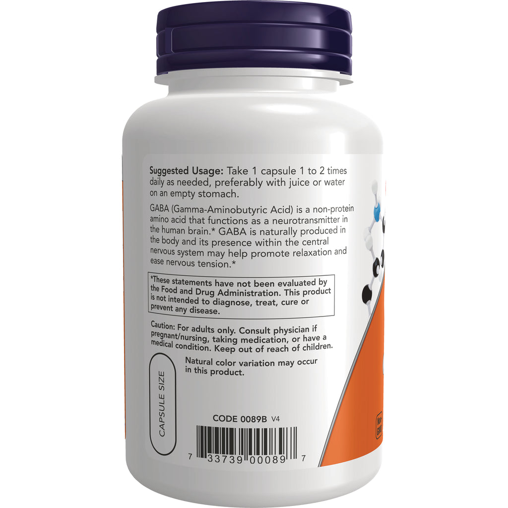 NWF307 | back label of white supplement bottle showing suggested usage, warnings, barcode and capsule size - Thumbnail