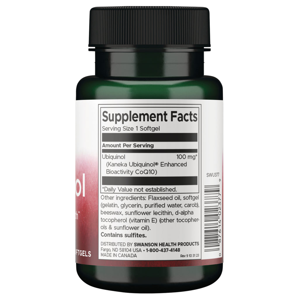 SWU1087 | Supplement Facts: serving size 1 softgel - Thumbnail