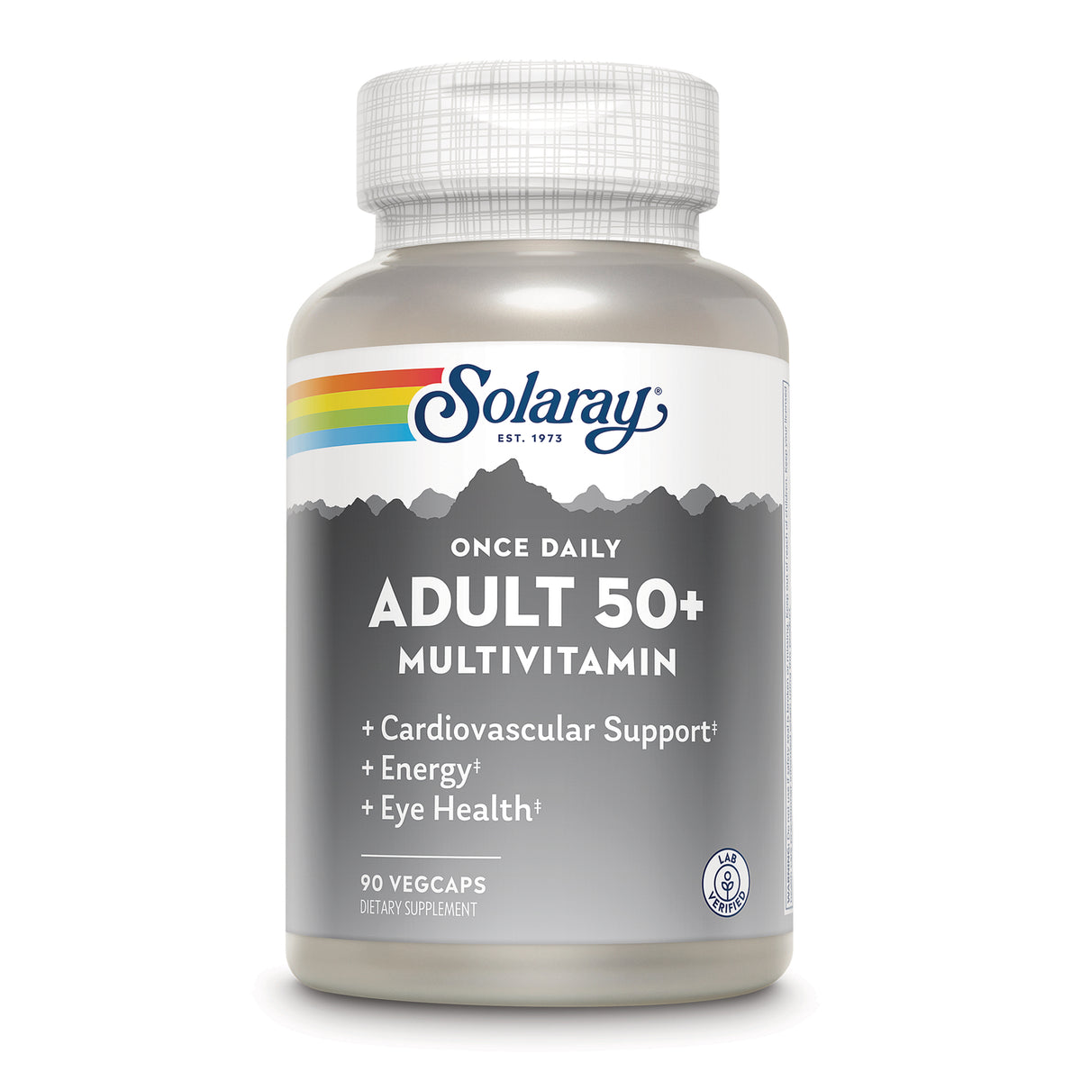 SLR522 | Solaray Once Daily Adult 50+ Multivitamin, 90 VegCaps