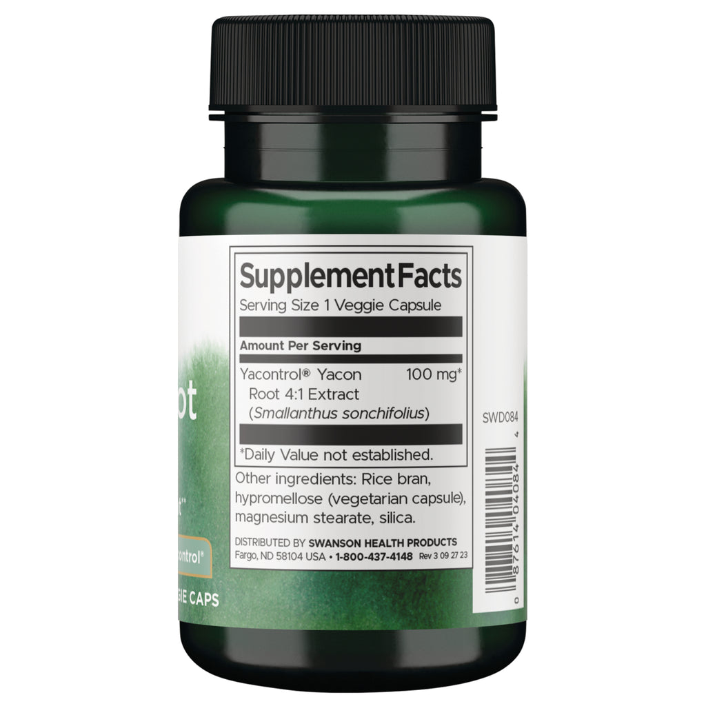 SWD084 | Back label with supplement facts and serving information - Thumbnail