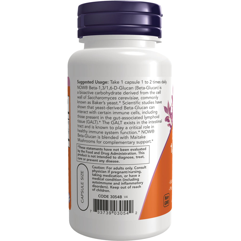 NWF185 | Back of white supplement bottle showing suggested usage text, caution box and barcode - Thumbnail