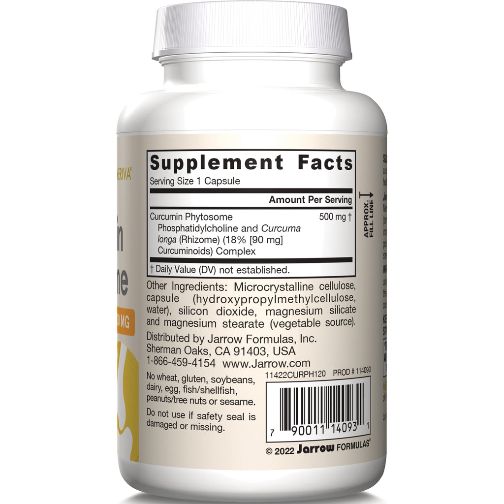JR338 | Back label of white supplement bottle showing Supplement Facts panel, ingredients list and barcode - Thumbnail