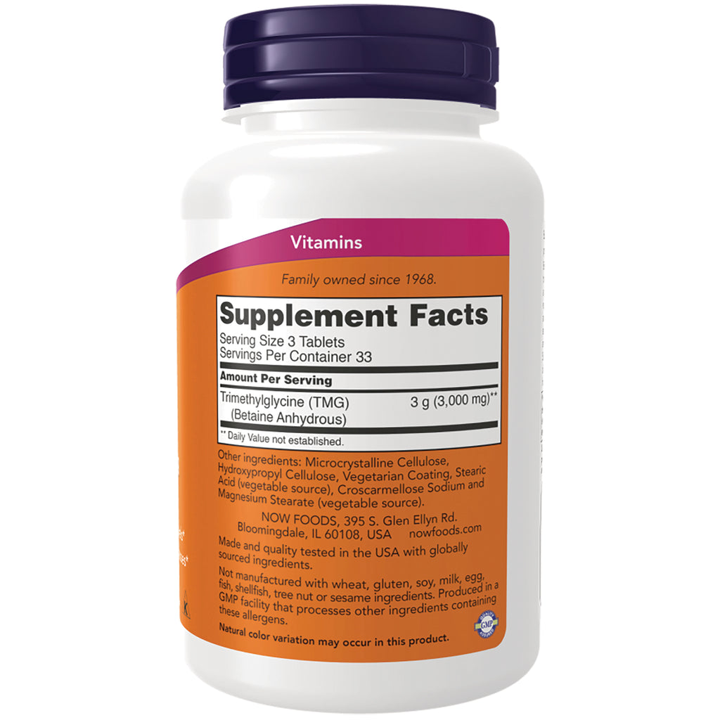 NWF1379 | back label showing Supplement Facts, serving size 3 tablets and ingredient list - Thumbnail