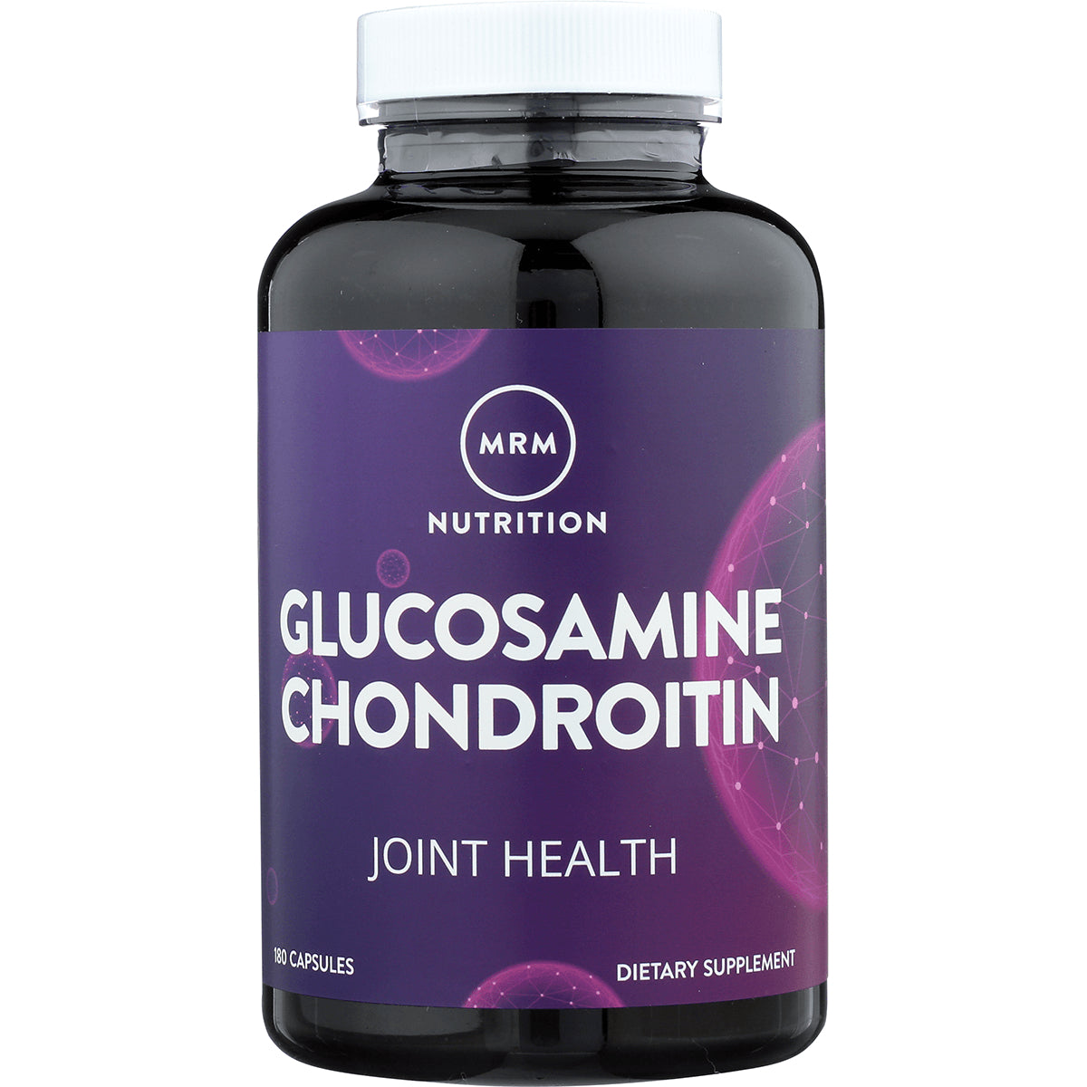 MRM031 | Purple MRM Nutrition bottle labeled Glucosamine Chondroitin Joint Health dietary supplement, front view