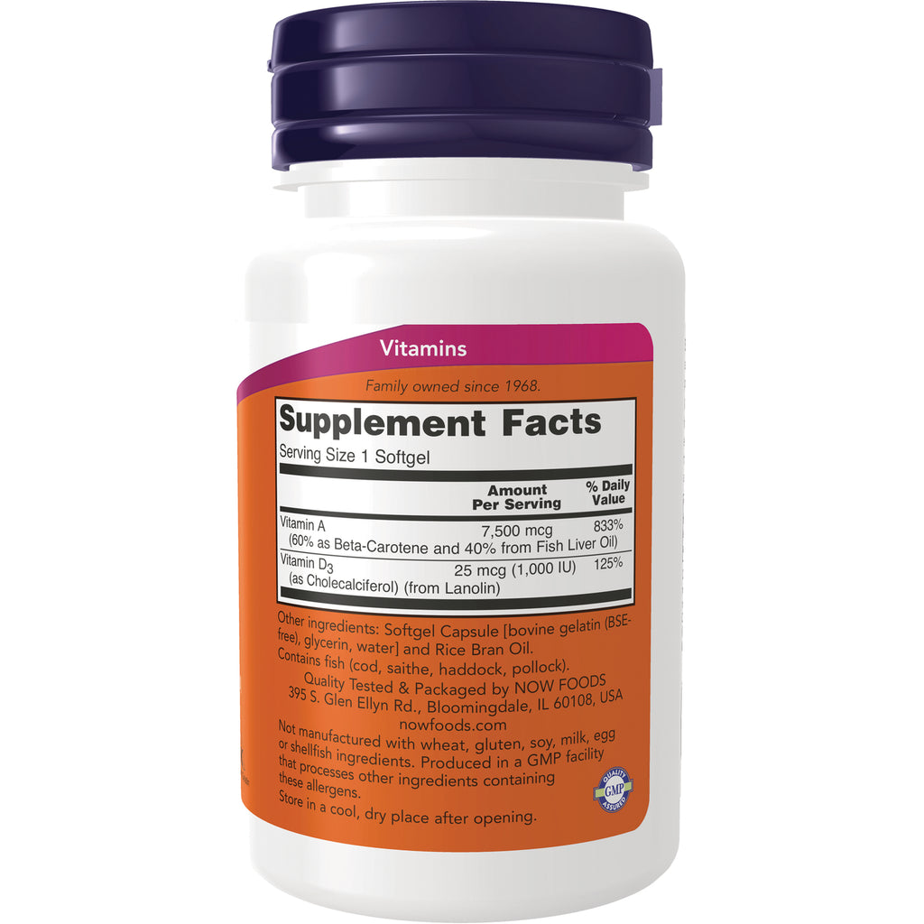 NWF154 | Back of white supplement bottle with orange label showing Supplement Facts and ingredient text - Thumbnail