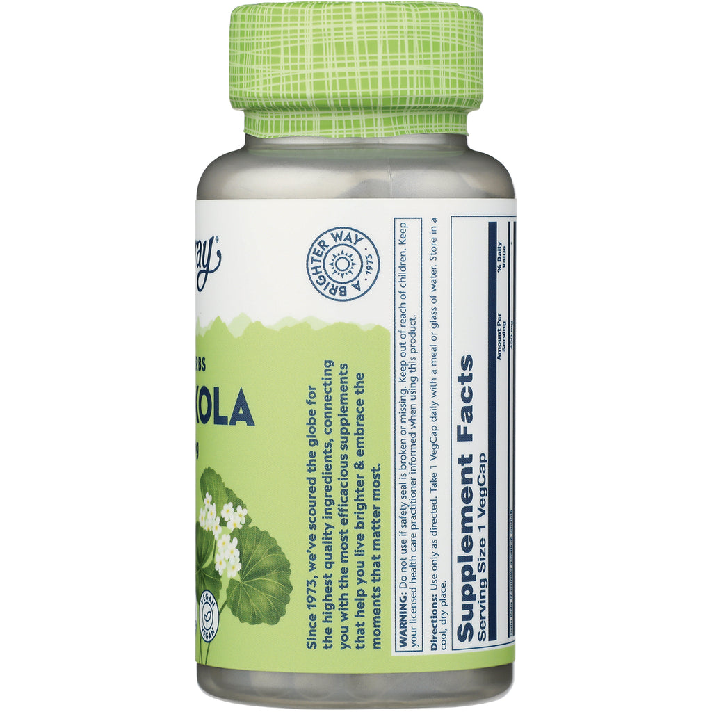 SLR356 | back of supplement bottle showing Supplement Facts panel and green label with directions and branding - Thumbnail