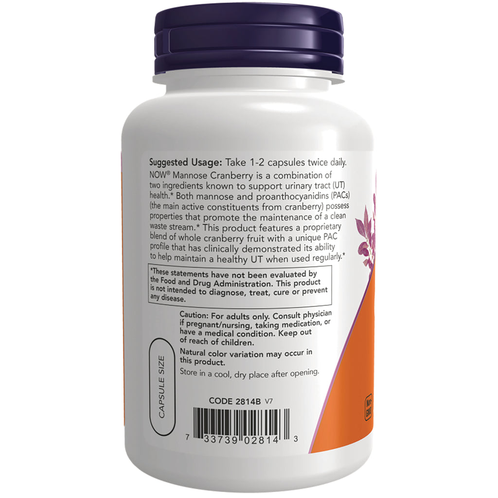 NWF1389 | back label of white supplement bottle showing suggested usage text, caution and barcode - Thumbnail