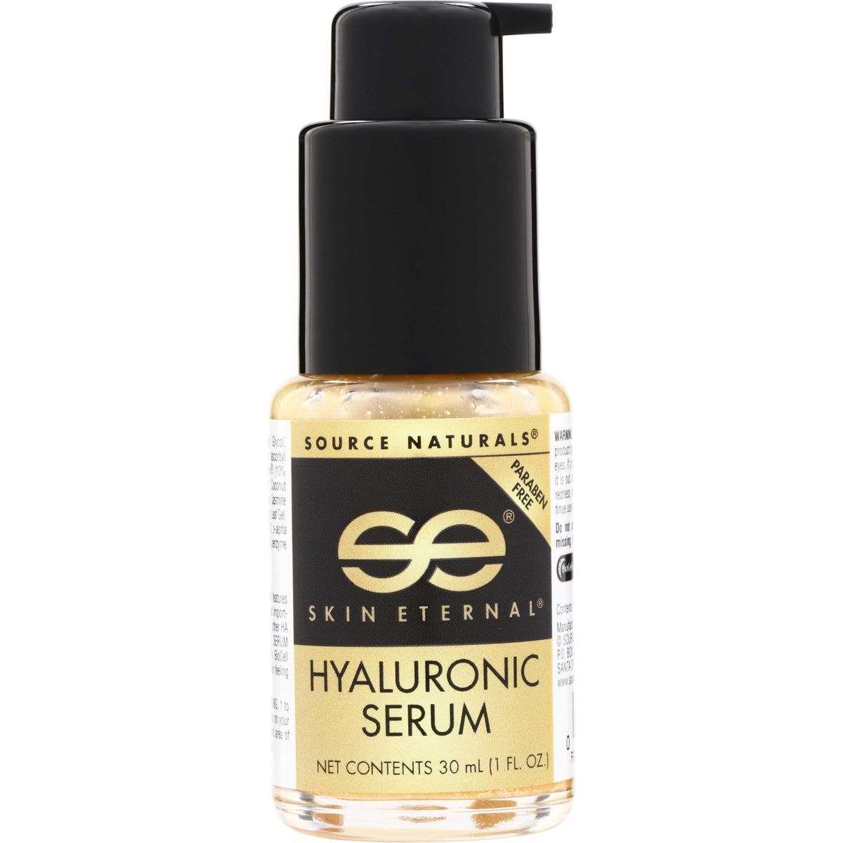 SN173 | Source Naturals Skin Eternal Hyaluronic Serum, 30 mL pump bottle