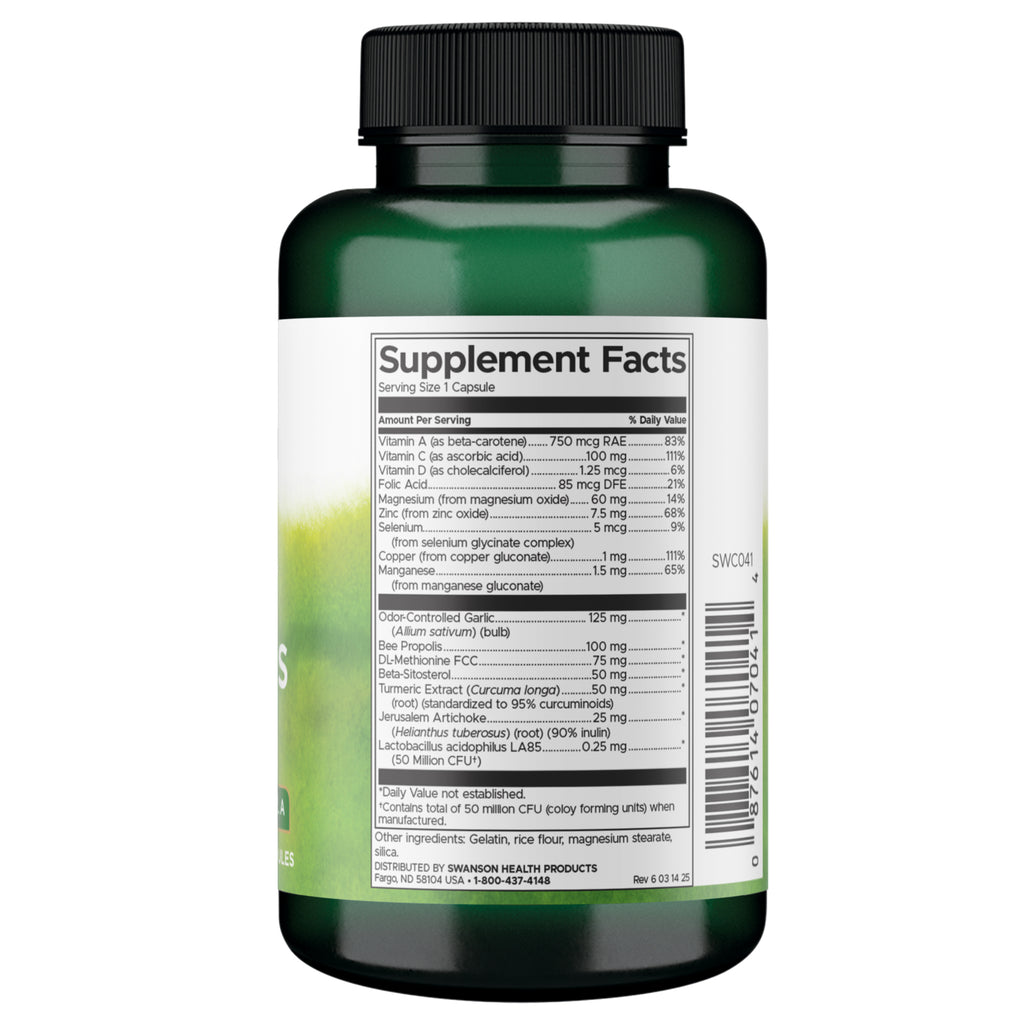 SWC041 | Back label with Supplement Facts - Thumbnail