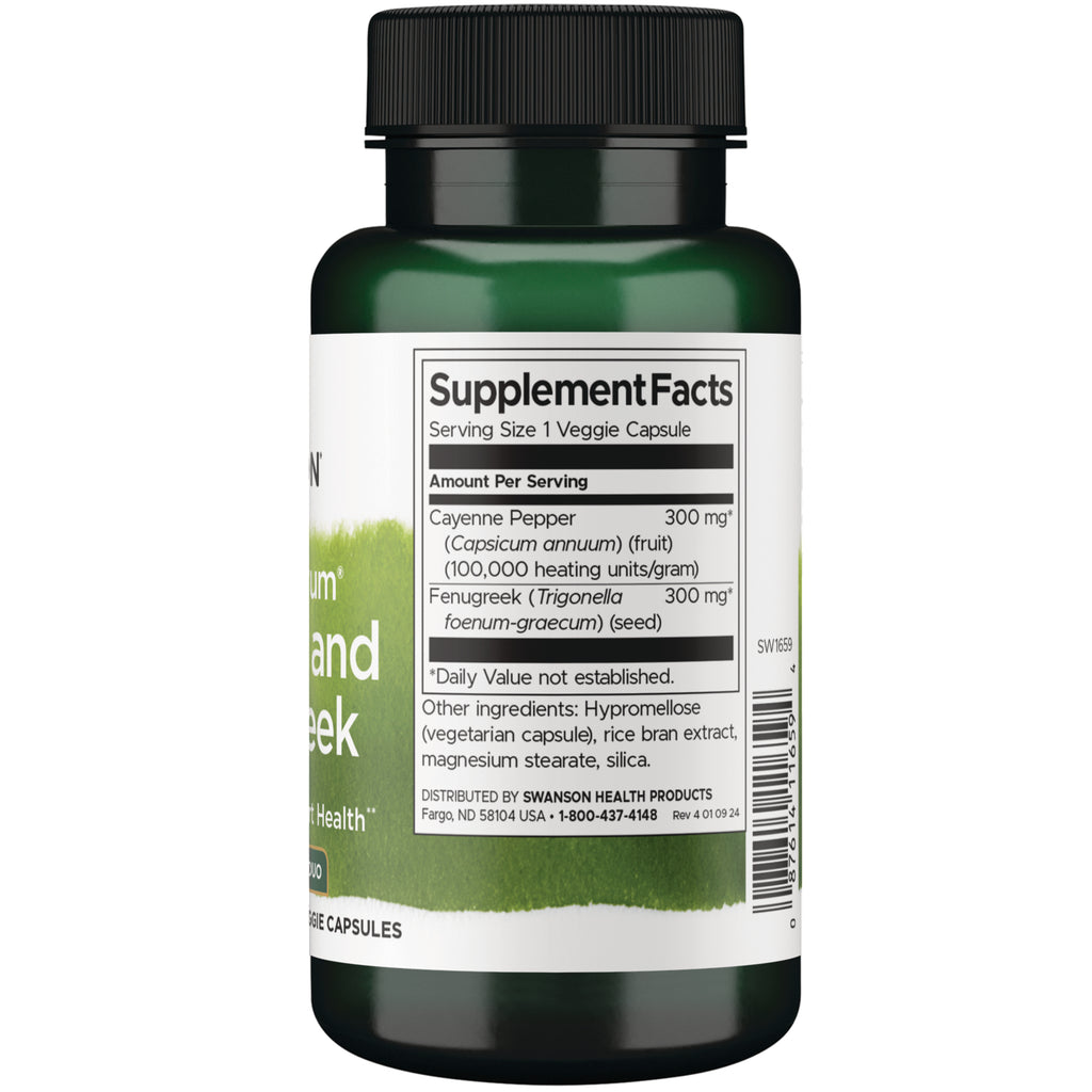 SW1659 | Back label with supplement facts and serving information - Thumbnail