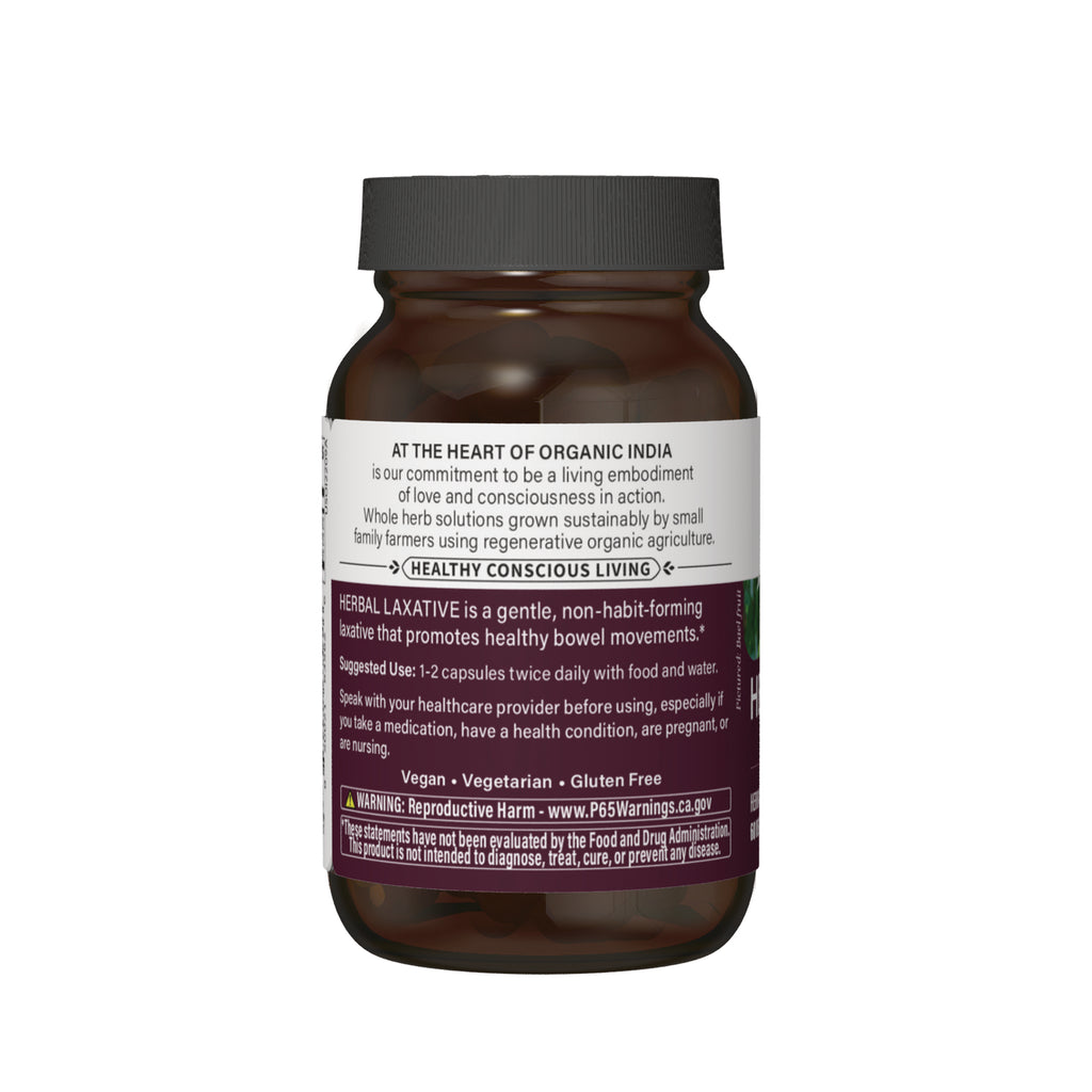 RGN113 | back label of brown supplement bottle showing usage directions, vegan vegetarian gluten free claims and warning text - Thumbnail