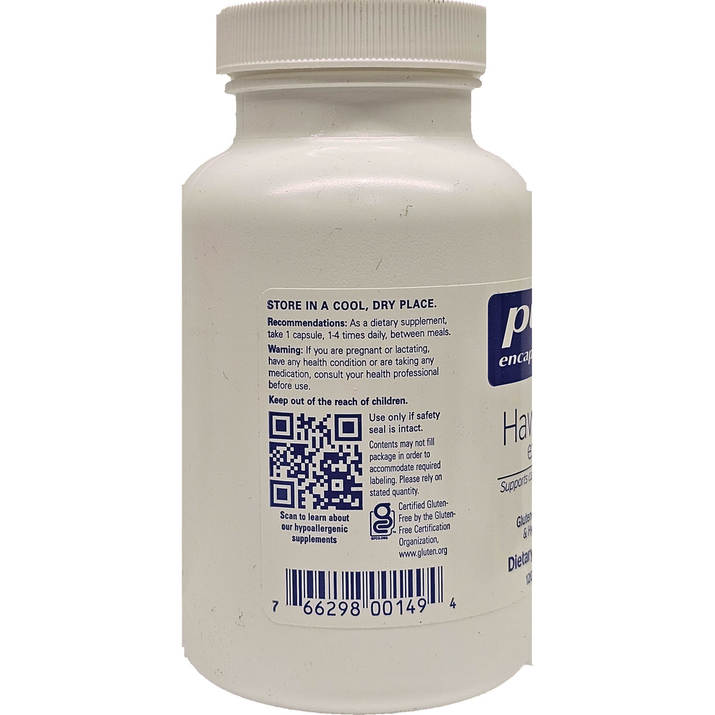 PRN134 | Back label of white supplement bottle showing storage instructions, QR code, and barcode - Thumbnail