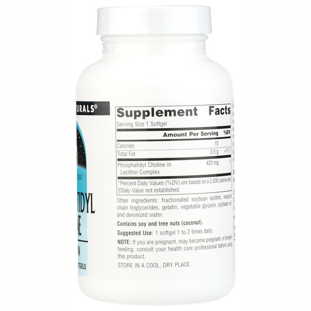 SN928 | Back label with Supplement Facts, ingredients, and suggested use for softgel supplement - Thumbnail