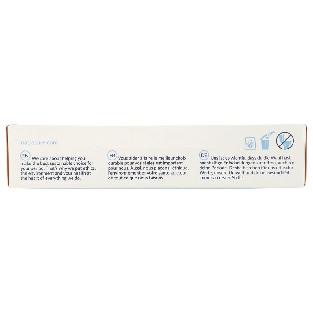 NCR002 | side panel infographic on white box with English French German sustainability text and icons - Thumbnail