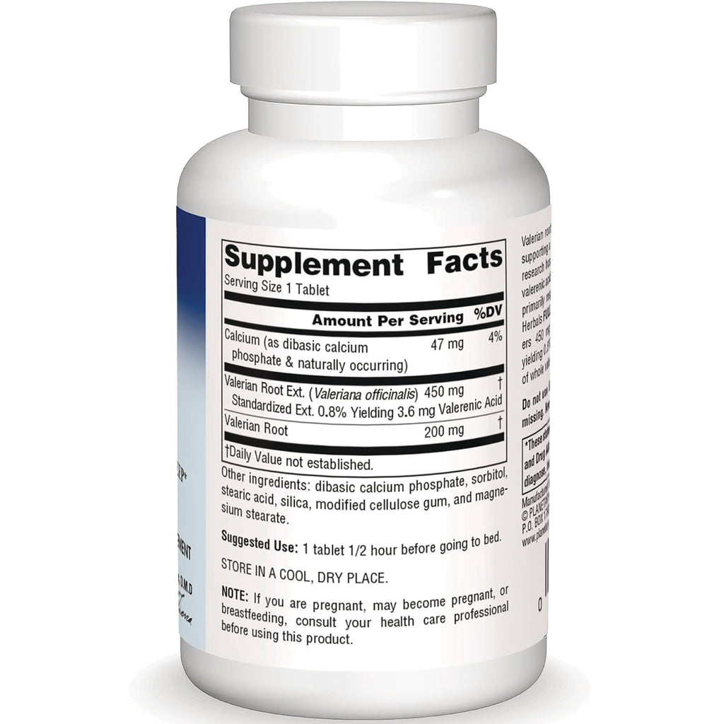 PF063 | back of white supplement bottle showing Supplement Facts panel with serving size 1 tablet and ingredient list - Thumbnail