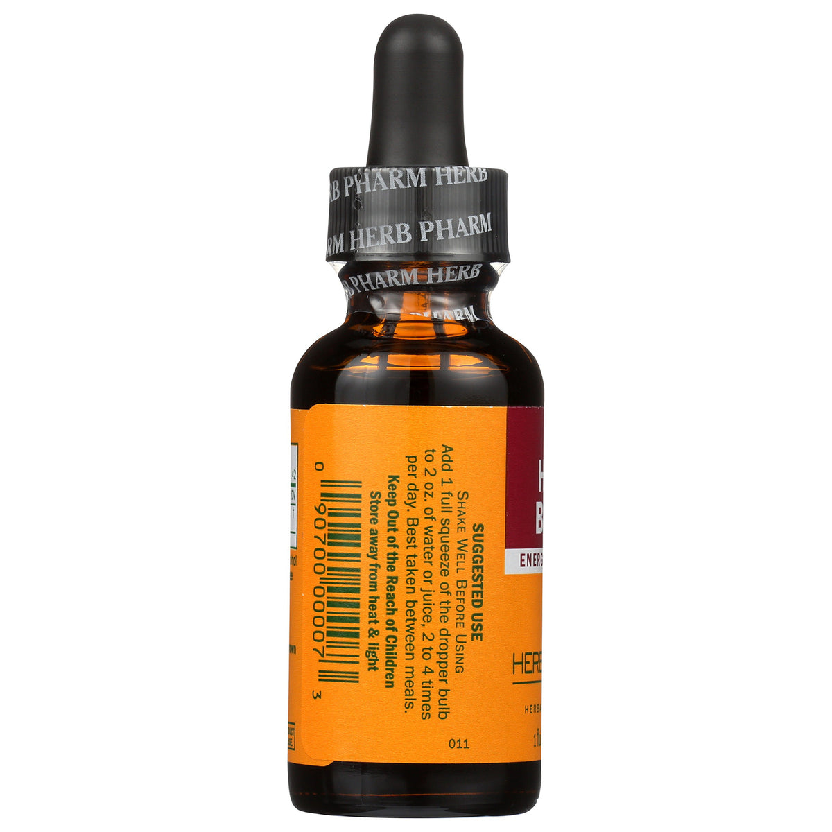 HPH022 | Herb Pharm dropper bottle with orange label and instructions