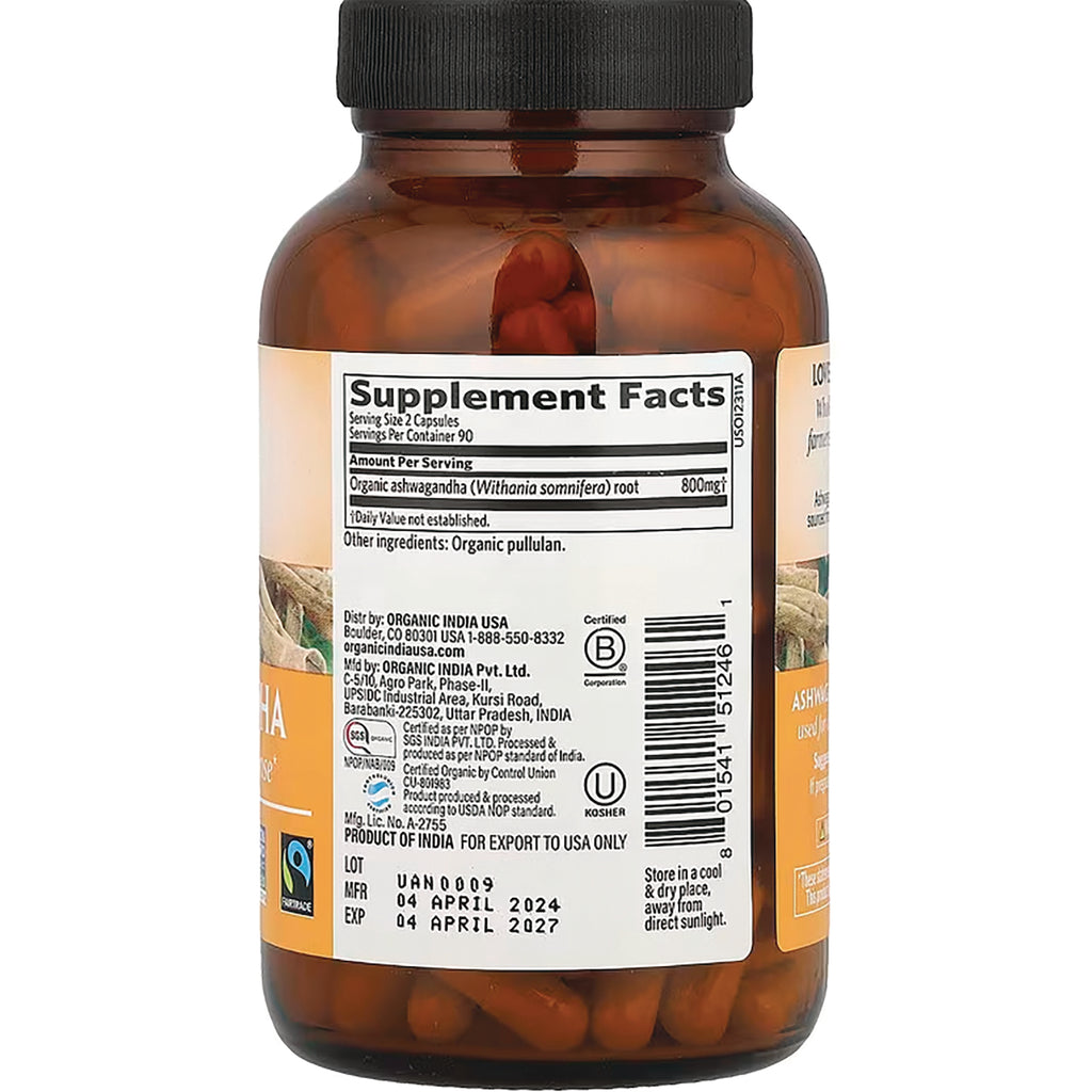 RGN077 | Back of amber supplement bottle showing Supplement Facts panel, barcode, lot and expiration dates - Thumbnail
