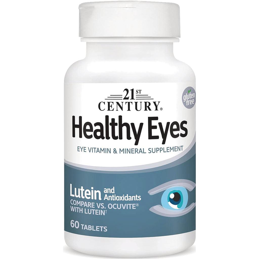 CNT229 | 21st Century Healthy Eyes bottle, lutein and antioxidants eye vitamin supplement, 60 tablets, gluten free - Thumbnail