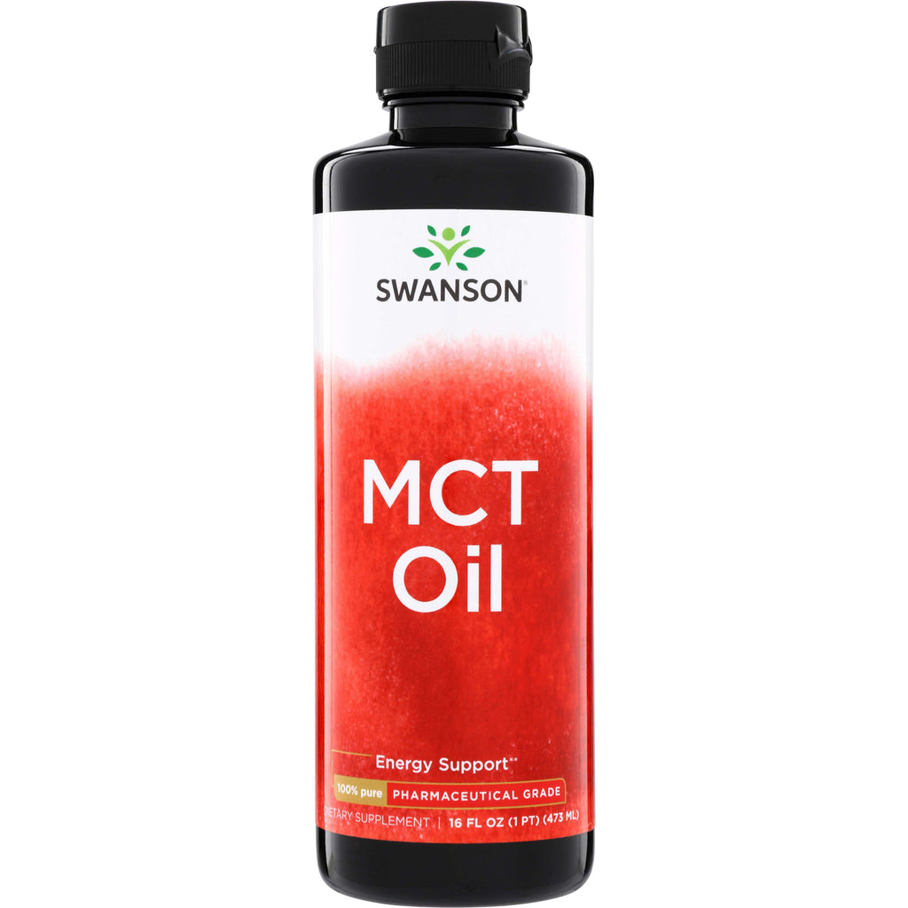 SWU847 | Swanson MCT Oil, 16 fl oz bottle; Energy Support; 100% pure, pharmaceutical grade - Thumbnail