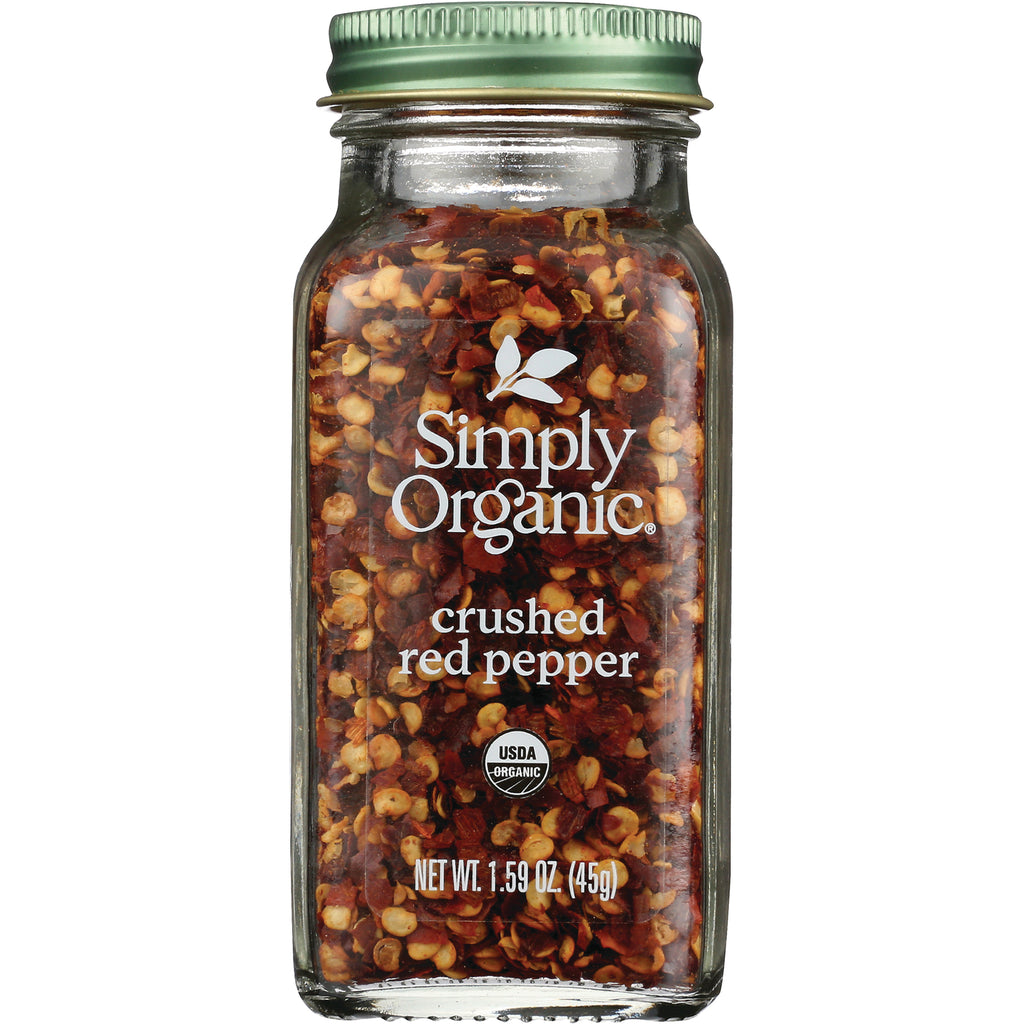 SMP065 | Simply Organic crushed red pepper, USDA Organic, 1.59 oz (45 g) bottle - Thumbnail