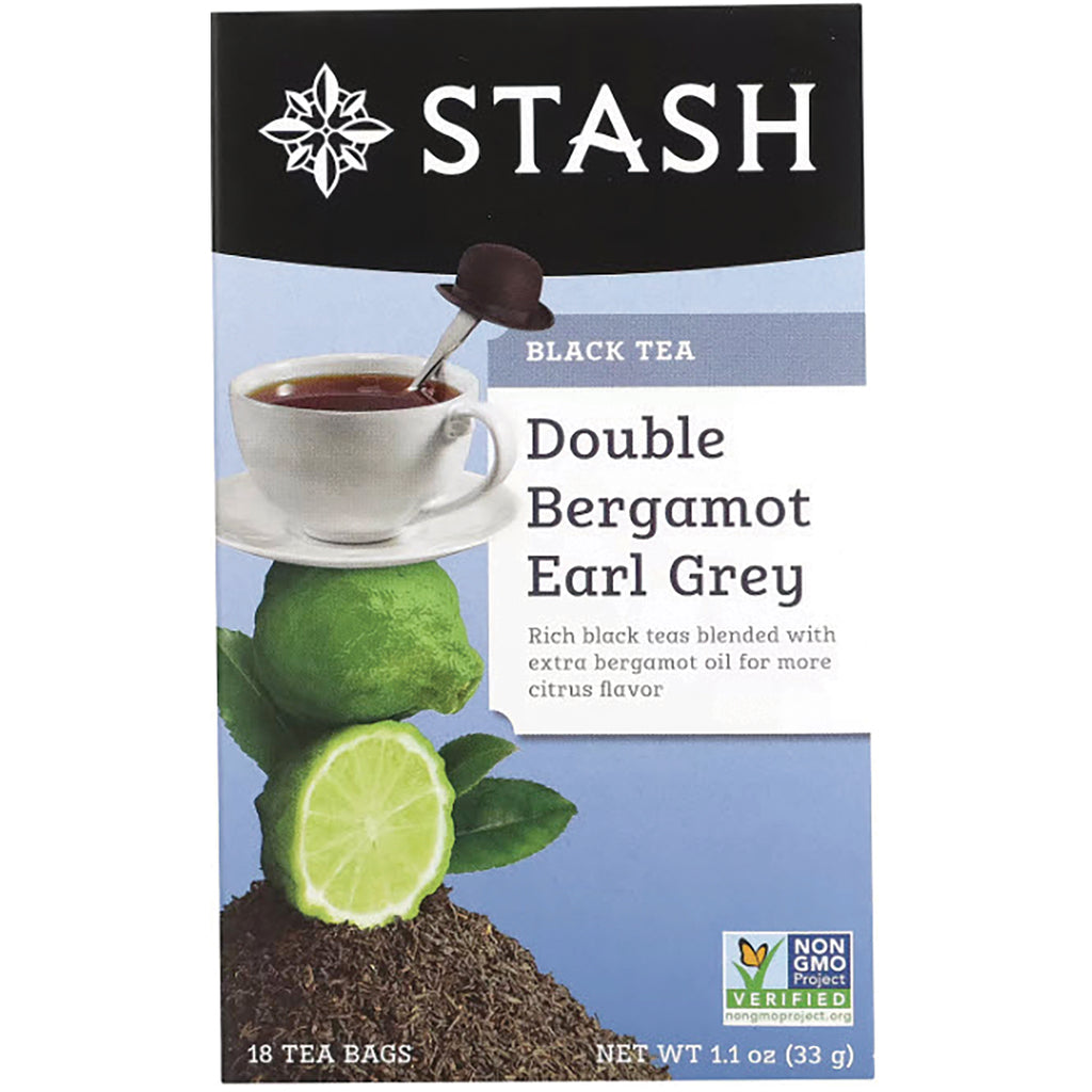 STH005 | Stash Black Tea Double Bergamot Earl Grey, 18 tea bags - Thumbnail