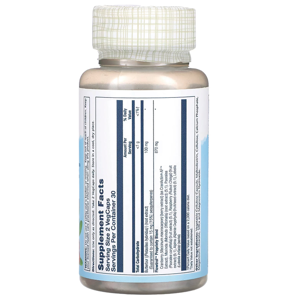 SLR437 | Supplement Facts panel with serving size and ingredients on bottle label (back view) - Thumbnail