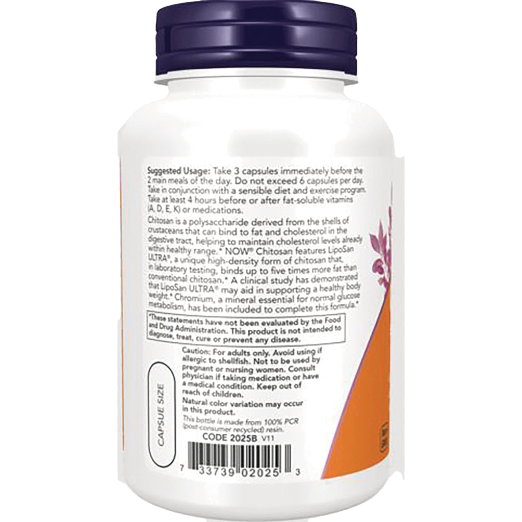 NWF731 | back of white supplement bottle showing usage directions, caution text and barcode - Thumbnail