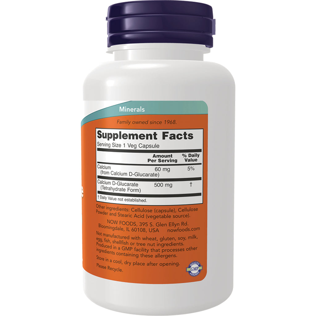 NWF1377 | Back of white supplement bottle showing Supplement Facts label and ingredients, serving size 1 veg capsule - Thumbnail