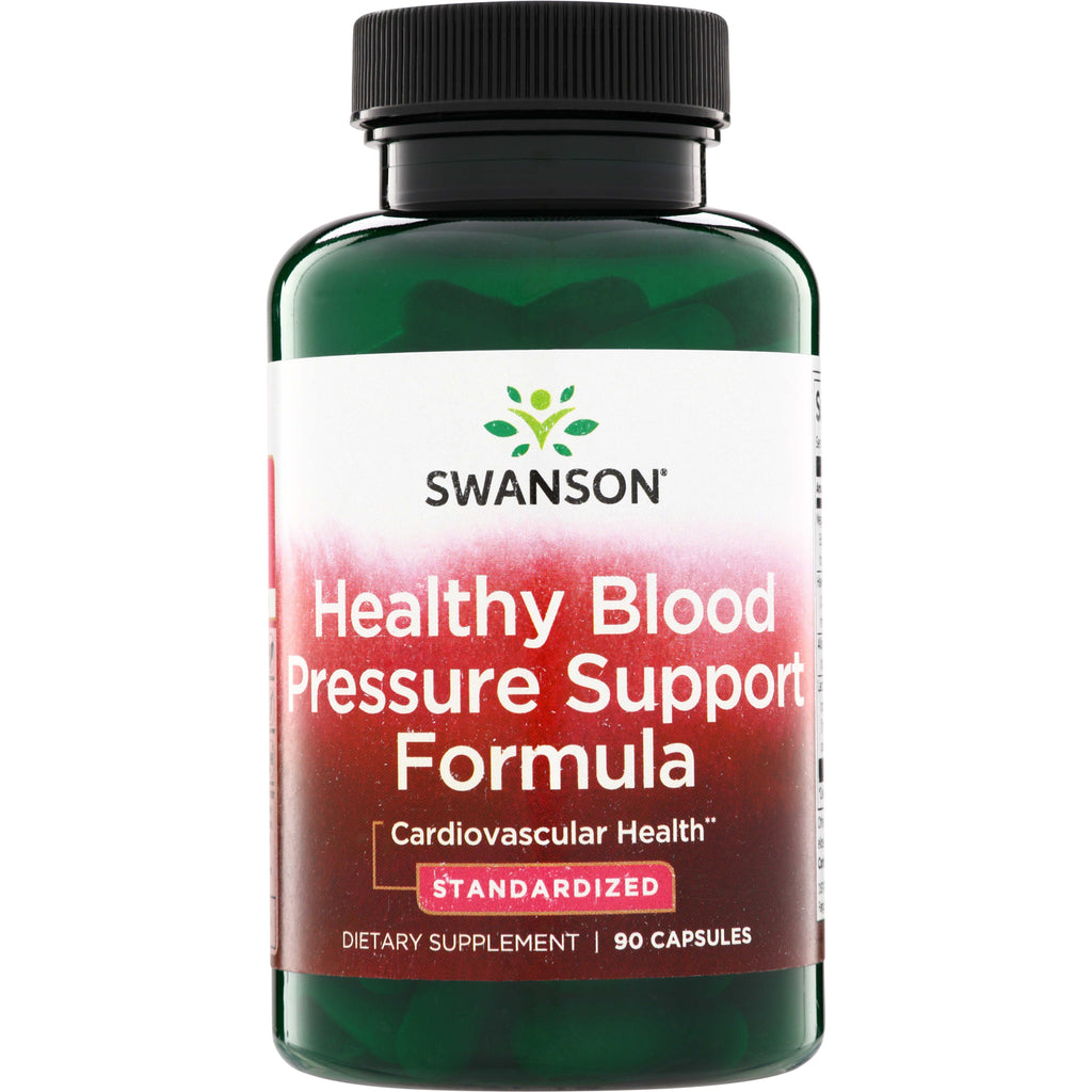 SWL019 | Swanson Healthy Blood Pressure Support Formula dietary supplement, 90 capsules - Thumbnail