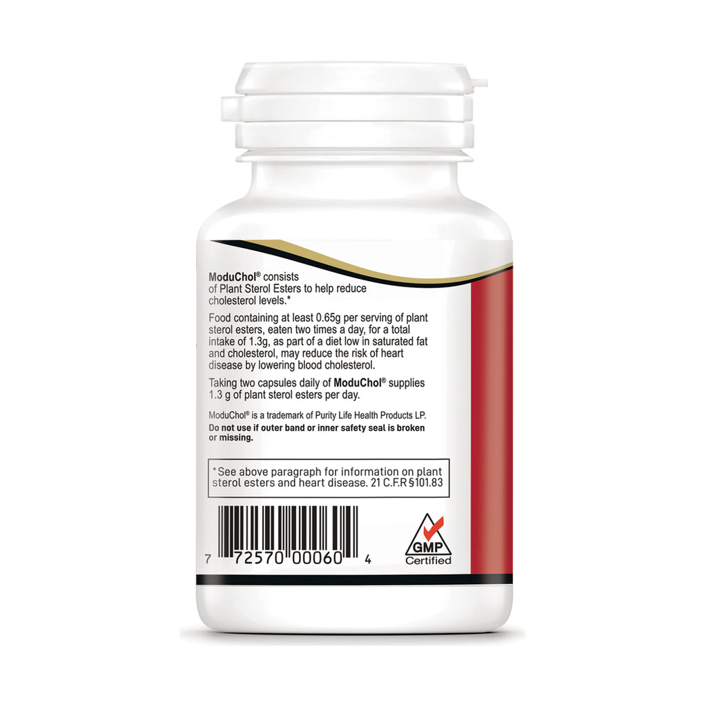 KY084 | Back label of white supplement bottle showing usage information, barcode and GMP Certified logo - Thumbnail