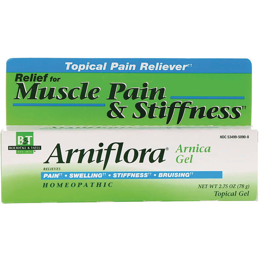 BRK002 | Arniflora Arnica Gel box labeled relief for muscle pain and stiffness topical gel 2.75 oz - Thumbnail