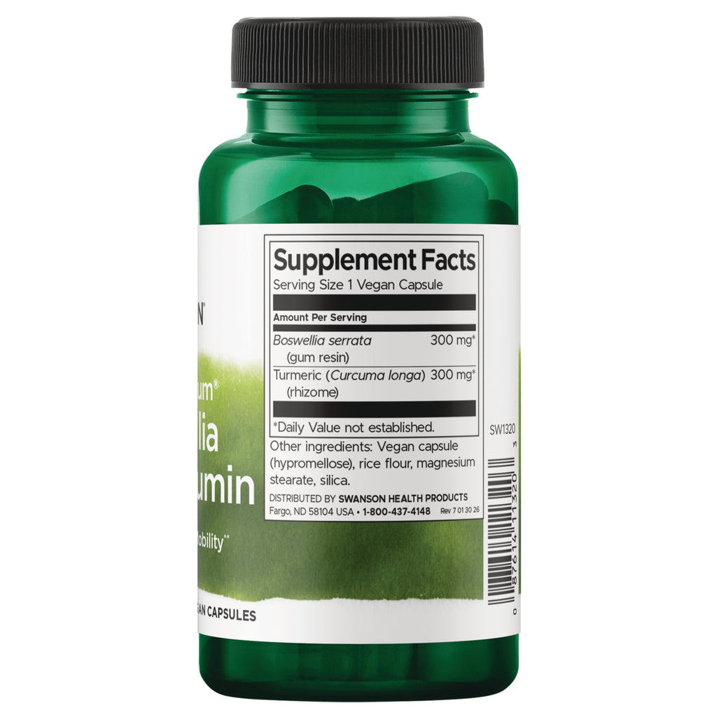 SW1320 | Supplement Facts panel: serving size 1 capsule - Thumbnail