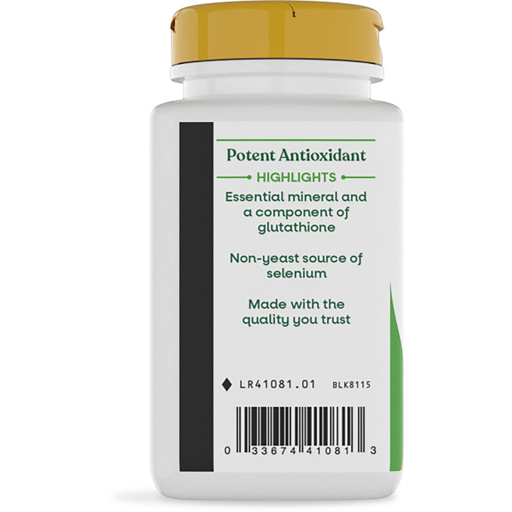NW363 | back label of white supplement bottle with safety warnings, gluten free claim, contact info and recycling icons - Thumbnail
