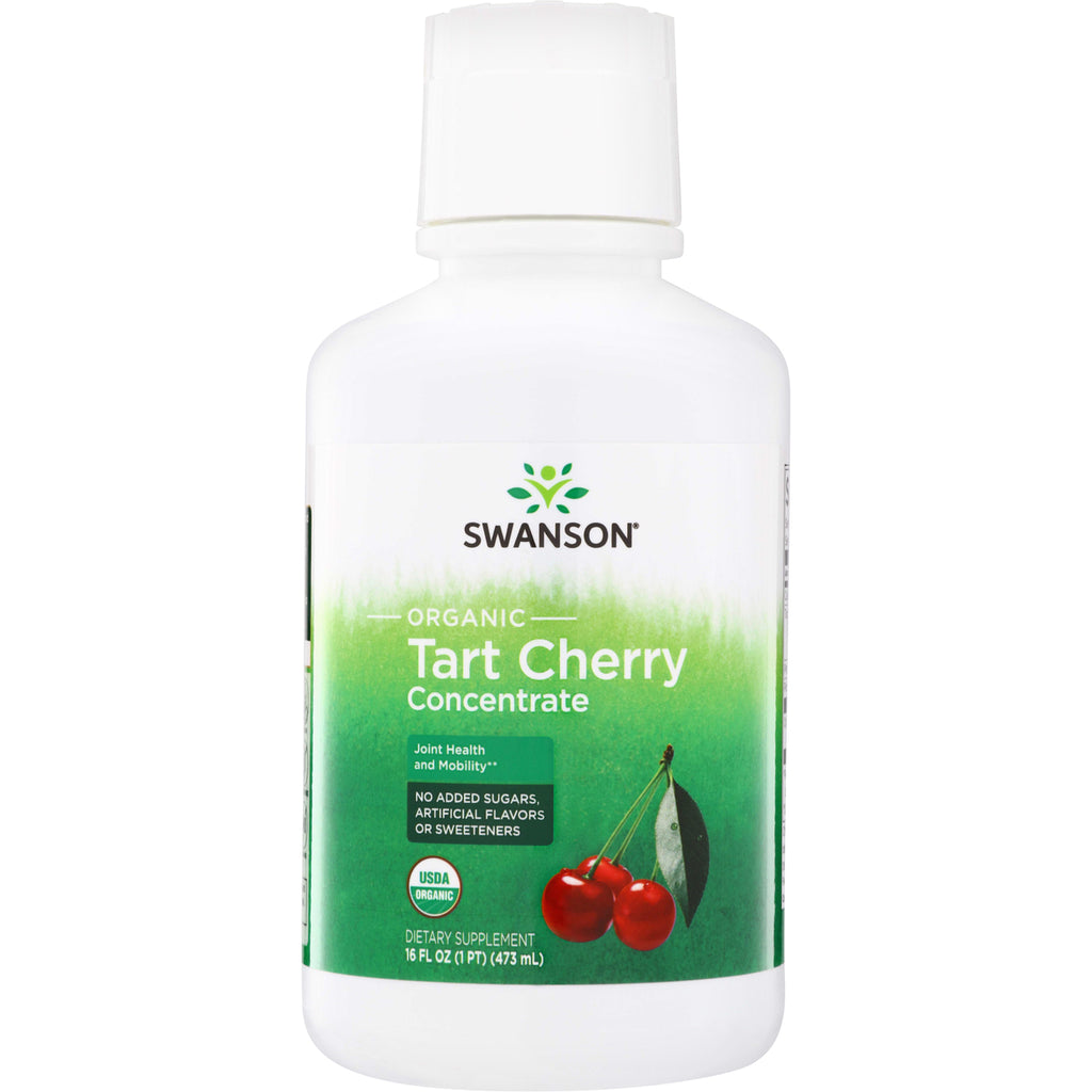 SWF210 | Swanson Organic Tart Cherry Concentrate bottle, USDA Organic, 16 fl oz - Thumbnail