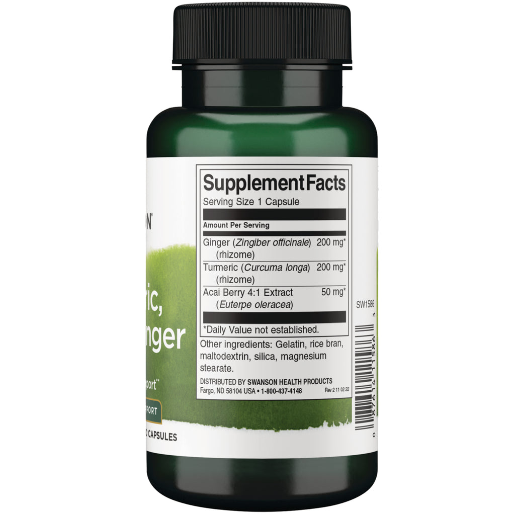SW1586 | Back label with supplement facts and serving information - Thumbnail