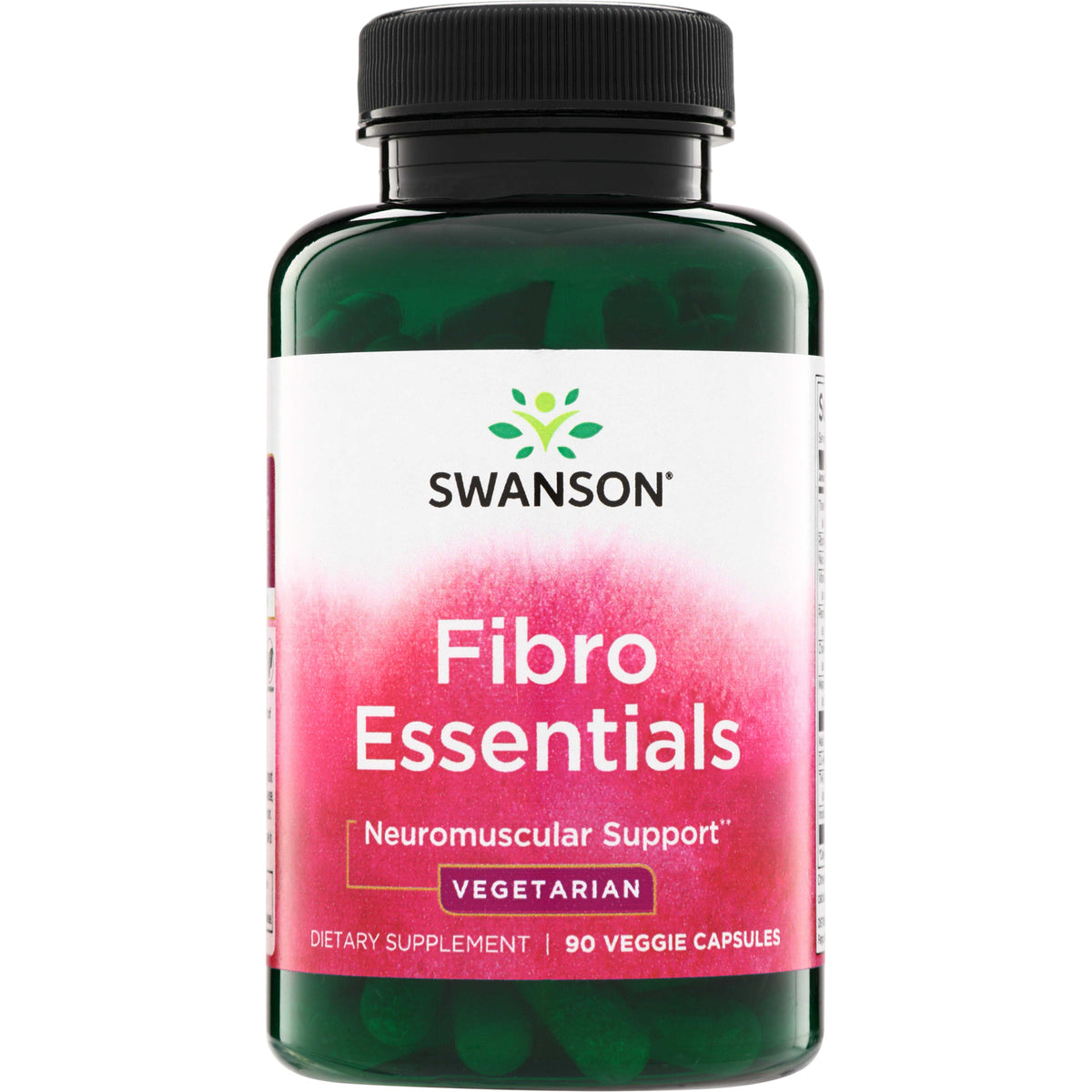 SWC085 | Swanson Fibro Essentials bottle, Neuromuscular Support, Vegetarian, 90 veggie capsules