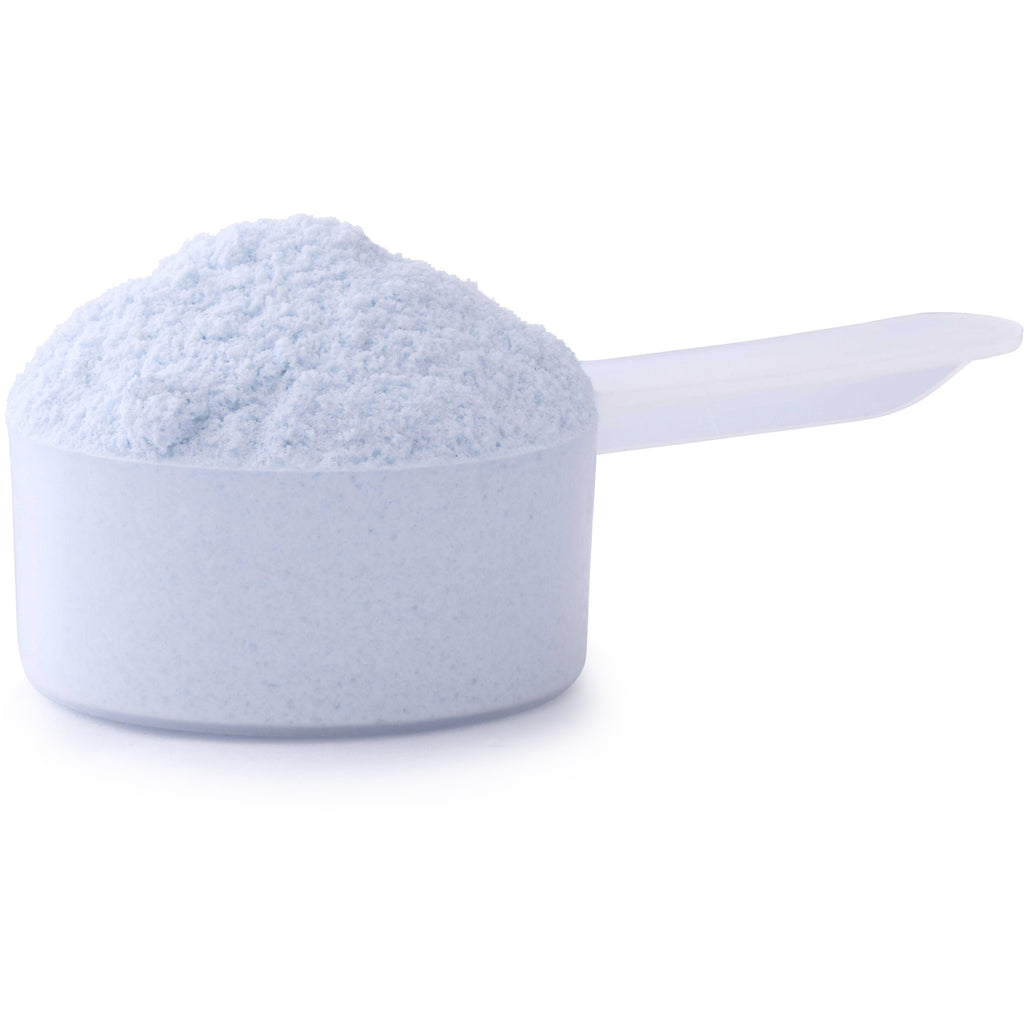 SW1955 | Light blue powder in a plastic measuring scoop - Thumbnail