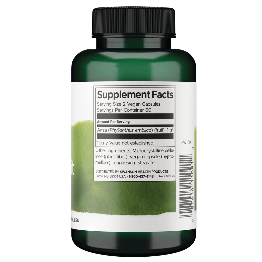 SW1091 | Back label with Supplement Facts - Thumbnail